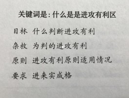 什么是进攻有利区,怎么判断进攻有利,进攻有利原则适用情况