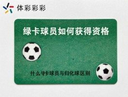绿卡球员,什么是绿卡球员,绿卡球员如何获得资格,绿卡球员与归化球员区别