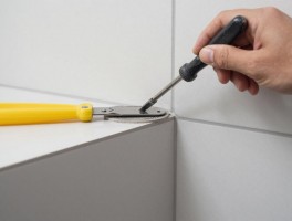 贴砖裁圆边怎么做,圆弧墙角如何处理,瓷砖磨圆边工具选择