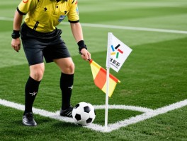 开角球边裁,边裁角球站位示意图,角球旗语怎么示意,边裁如何判断角球