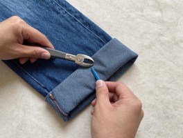 怎样裁裤边,裁裤边需要哪些工具,自己裁裤边步骤,裁裤边注意事项