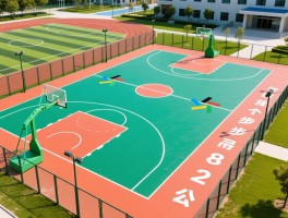 8步篮球场丨标准场地如何规划,篮球场施工流程有哪些关键点,材料选择要注意什么