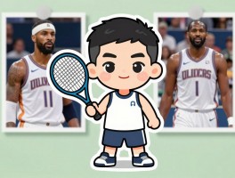 看图猜球员,网球球星Q版图片,NBA球员身体部位,童年照片猜人