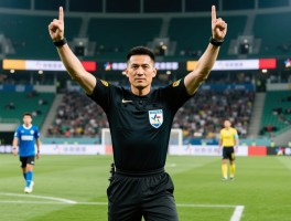 足球场进攻有利手势,裁判双臂前举代表什么,如何把握判罚尺度,球员该如何应对