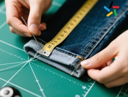 裁裤子边技巧大全,自己裁裤脚怎么量长度,裁裤边用什么针法最牢固,裤子裁短后如何锁边