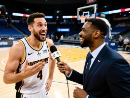 搞笑篮球段子,球场乌龙瞬间有哪些，球星幽默采访怎么聊