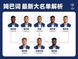 法国球员名单丨最新大名单解析,姆巴佩领衔锋线,新赛季阵型如何