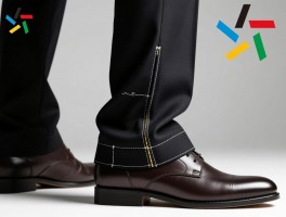 西裤裁裤边裁到什么位置,西裤长度标准,西裤裤脚与鞋面距离,西裤裤脚堆积如何处理