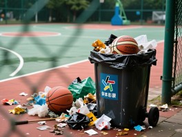 篮球垃圾怎么处理,废弃篮球属于什么垃圾,篮球场垃圾如何清理