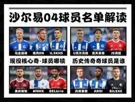 沙尔克04球员名单解读,现役核心球员有哪些,历史传奇球员是谁