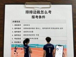 排球边裁怎么考,报考条件,证书含金量,考试难点全解析