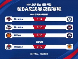 篮球决赛赛程丨NBA总决赛什么时候开始,蒙BA企BA赛程如何安排,篮校杯决赛在哪观看