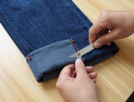 裁裤边宽边技巧丨宽边裁裤边怎么剪,宽边裤脚怎么处理,裁裤边宽多少合适