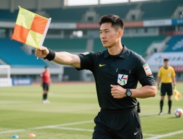 边裁全场教学丨旗语手势怎么掌握,跑位技巧如何训练,越位判罚怎样不失误