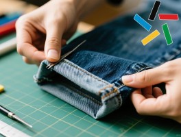 裤边裁原边怎么裁，牛仔裤原边怎么保留,裁原边要注意什么,手工改裤脚技巧有哪些