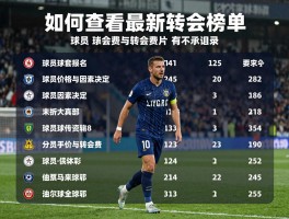 球员转会排名,如何查看最新转会榜单,转会费由哪些因素决定,球员身价与转会费有何不同