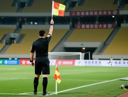 近端越位是什么意思,边裁如何举旗示意,和远端越位有什么区别,判罚标准是什么