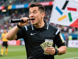 搞笑边裁钱,边裁收入有多少,黑哨如何产生,球迷如何讽刺裁判