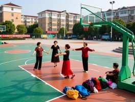 篮球场被广场舞大妈占用怎么办，如何协商解决，社区协调方法有哪些，长期占用向哪投诉