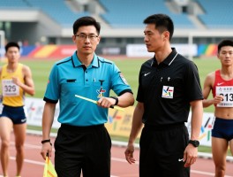 径赛的边裁,具体职责是什么,如何判定犯规,与主裁判如何配合