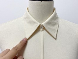 立裁领子包边丨怎么包边不起泡,包边条怎么裁剪,立裁领子包边技巧