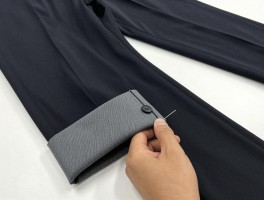 西服裤裁裤边怎么裁的,如何保留原边,翻边宽度多少合适,裁后怎么锁边