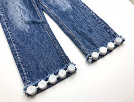 裁花裤边怎么裁,牛仔裤花边裁剪技巧,如何用瓶盖画花边,毛边裤脚怎么处理