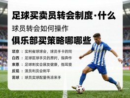 足球买卖球员丨转会制度是什么,球员转会如何操作,俱乐部买卖策略有哪些