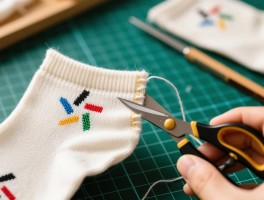 袜子裁圆边：怎么剪圆边不起毛,手工锁边方法,裁圆边工具哪个好