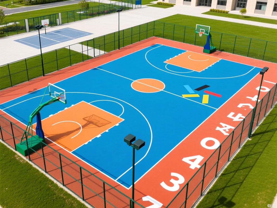 8步篮球场丨标准场地如何规划,篮球场施工流程有哪些关键点,材料选择要注意什么 8步篮球场丨标准场地如何规划,篮球场施工流程有哪些关键点,材料选择要注意什么