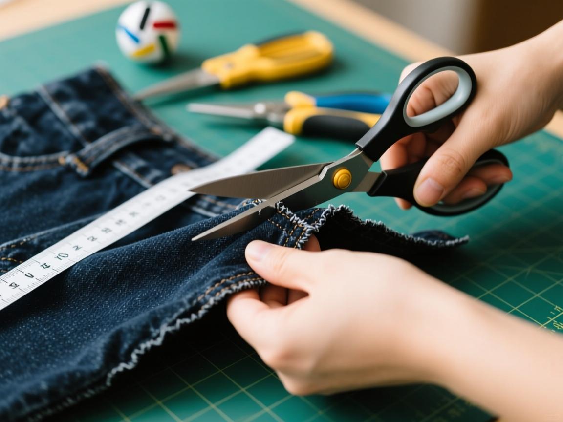 新手裁裤边入门指南,裁裤边需要哪些工具,怎样裁裤边不歪斜,裤边剪多长最合适 新手裁裤边入门指南,裁裤边需要哪些工具,怎样裁裤边不歪斜,裤边剪多长最合适