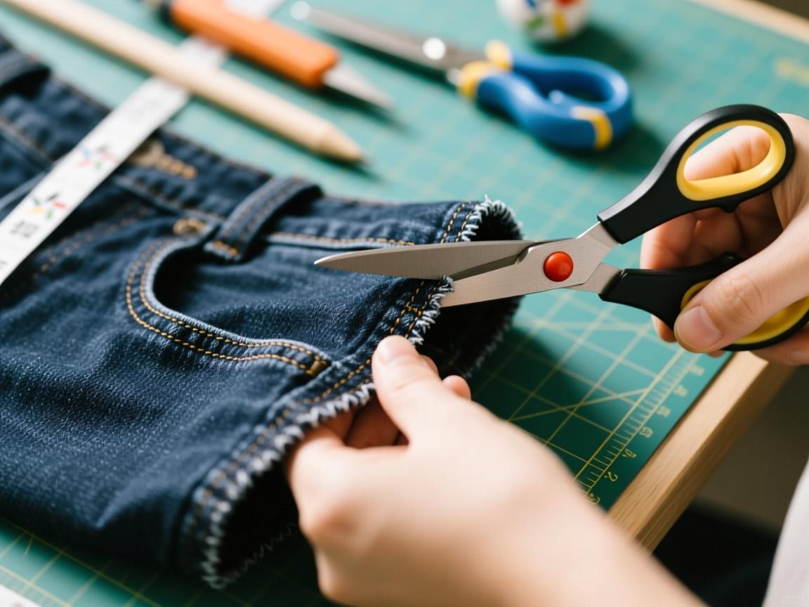 新手裁裤边入门指南,裁裤边需要哪些工具,怎样裁裤边不歪斜,裤边剪多长最合适 新手裁裤边入门指南,裁裤边需要哪些工具,怎样裁裤边不歪斜,裤边剪多长最合适