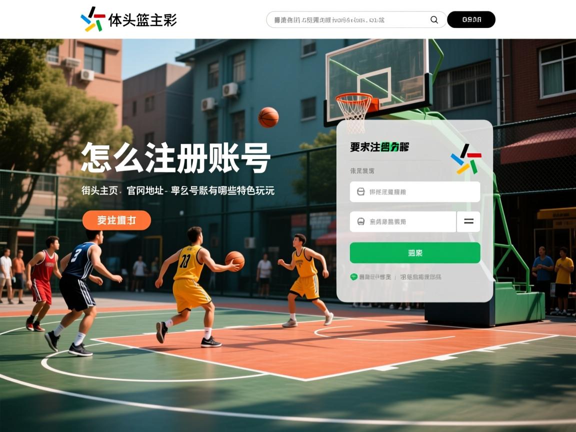 街头篮球主页,官网地址是什么,怎么注册账号,有哪些特色玩法 街头篮球主页,官网地址是什么,怎么注册账号,有哪些特色玩法