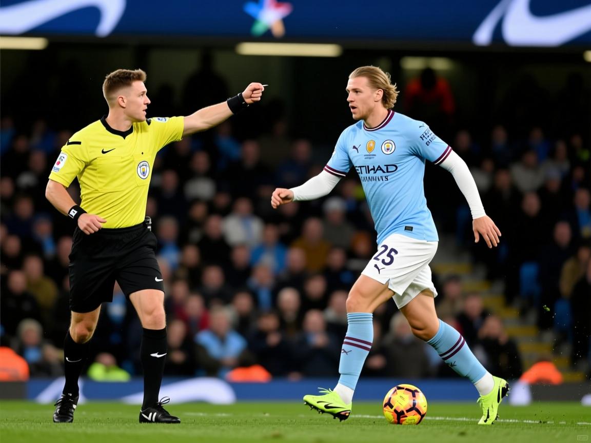 哈兰德进攻有利被吹走吗,裁判判罚引争议,曼城战术依赖何解? 哈兰德进攻有利被吹走吗,裁判判罚引争议,曼城战术依赖何解?