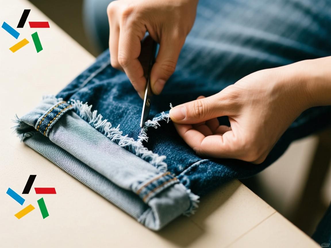 裁裤子边怎么裁才好看,九分裤长度怎么定,毛边效果怎么做,裤脚翻折法有哪些技巧 裁裤子边怎么裁才好看,九分裤长度怎么定,毛边效果怎么做,裤脚翻折法有哪些技巧