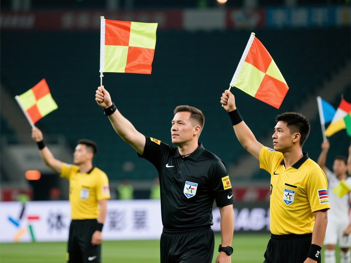 足球边裁旗语详解,不同情况怎么举旗,如何看懂旗语信号 足球边裁旗语详解,不同情况怎么举旗,如何看懂旗语信号