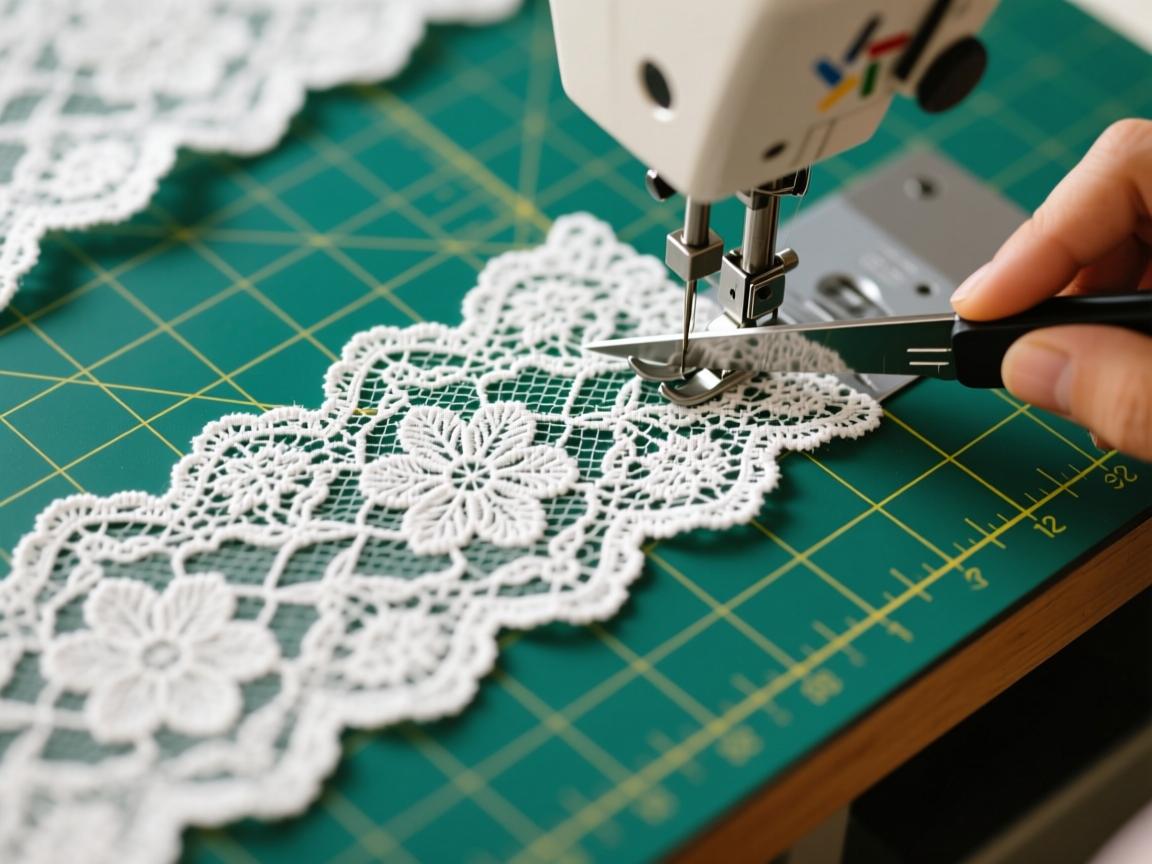 蕾丝边裁段怎么切不散边,手工裁剪蕾丝花型对不齐怎么办,蕾丝面料切割机哪种好 蕾丝边裁段怎么切不散边,手工裁剪蕾丝花型对不齐怎么办,蕾丝面料切割机哪种好