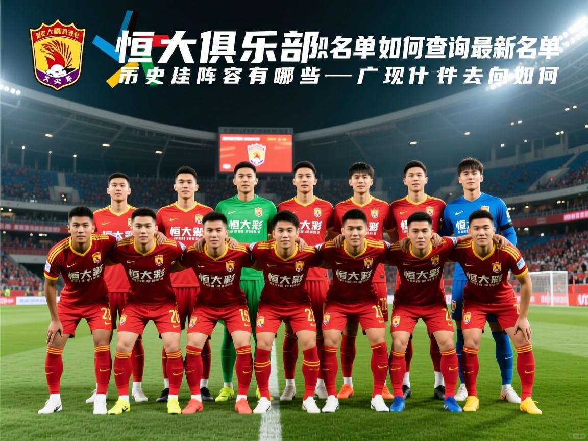 恒大俱乐部球员名单丨如何查询最新名单,历史最佳阵容有哪些,现役球员去向如何 恒大俱乐部球员名单丨如何查询最新名单,历史最佳阵容有哪些,现役球员去向如何