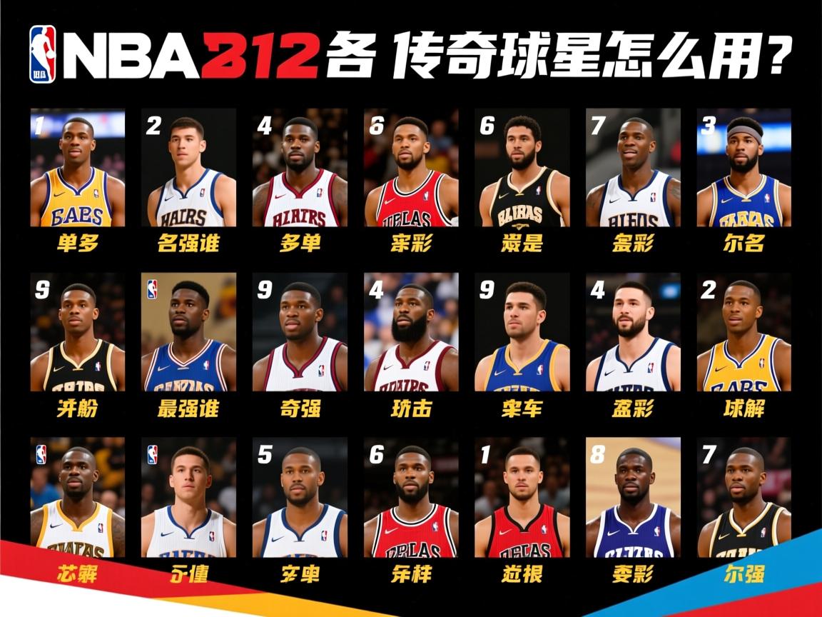 NBA2K12球员名单详解:各位置最强是谁?传奇球星怎么用? NBA2K12球员名单详解:各位置最强是谁?传奇球星怎么用?