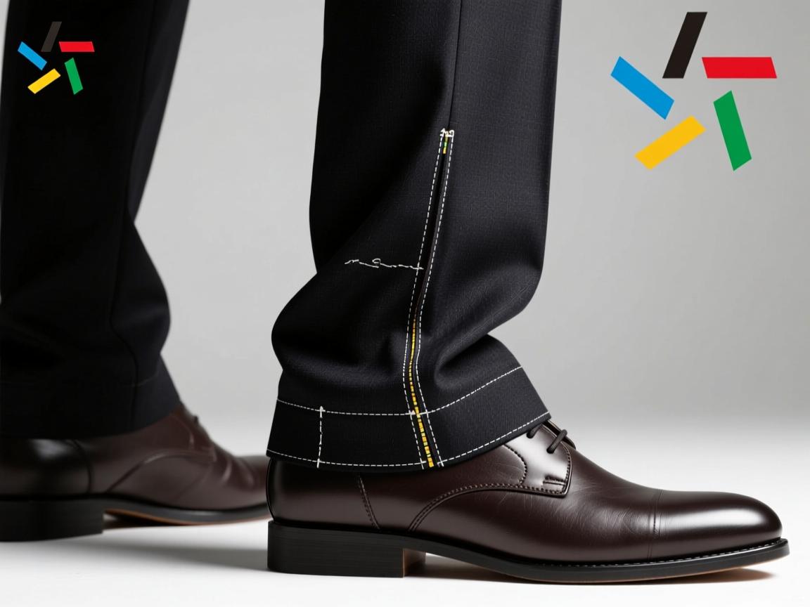 西裤裁裤边裁到什么位置,西裤长度标准,西裤裤脚与鞋面距离,西裤裤脚堆积如何处理 西裤裁裤边裁到什么位置,西裤长度标准,西裤裤脚与鞋面距离,西裤裤脚堆积如何处理