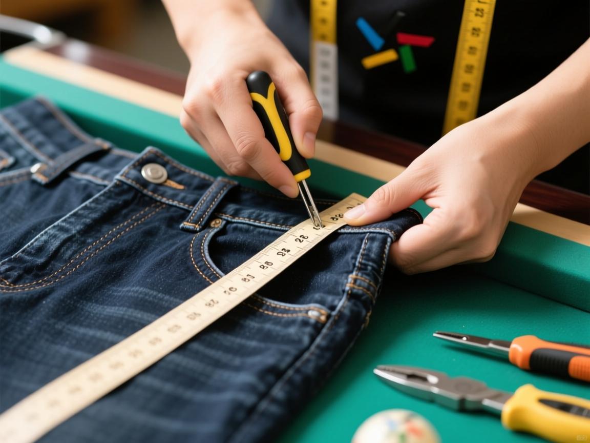 自助裁裤边,如何保留原边手法,需要哪些工具,怎样保证两边一样长 自助裁裤边,如何保留原边手法,需要哪些工具,怎样保证两边一样长