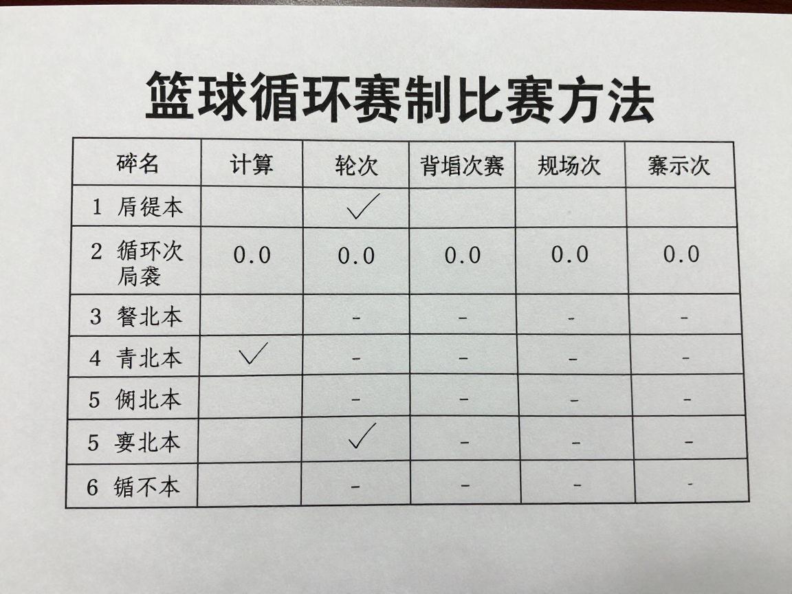 篮球循环赛制比赛方法,如何计算比赛轮次与场次,名次判定规则有哪些,分组循环赛怎么安排 篮球循环赛制比赛方法,如何计算比赛轮次与场次,名次判定规则有哪些,分组循环赛怎么安排
