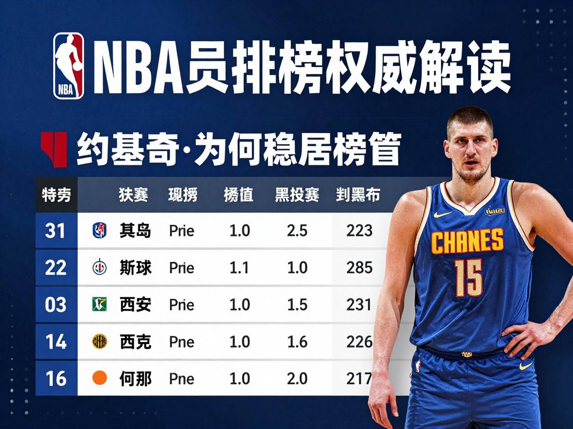 NBA球员排行榜权威解读,约基奇为何稳居榜首,新赛季有哪些黑马? NBA球员排行榜权威解读,约基奇为何稳居榜首,新赛季有哪些黑马?