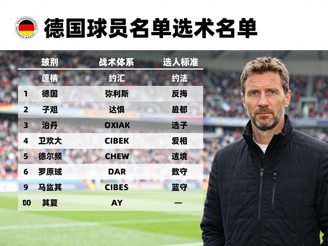 德国球员名单丨最新大名单,战术体系解析,纳格尔斯曼选人标准 德国球员名单丨最新大名单,战术体系解析,纳格尔斯曼选人标准