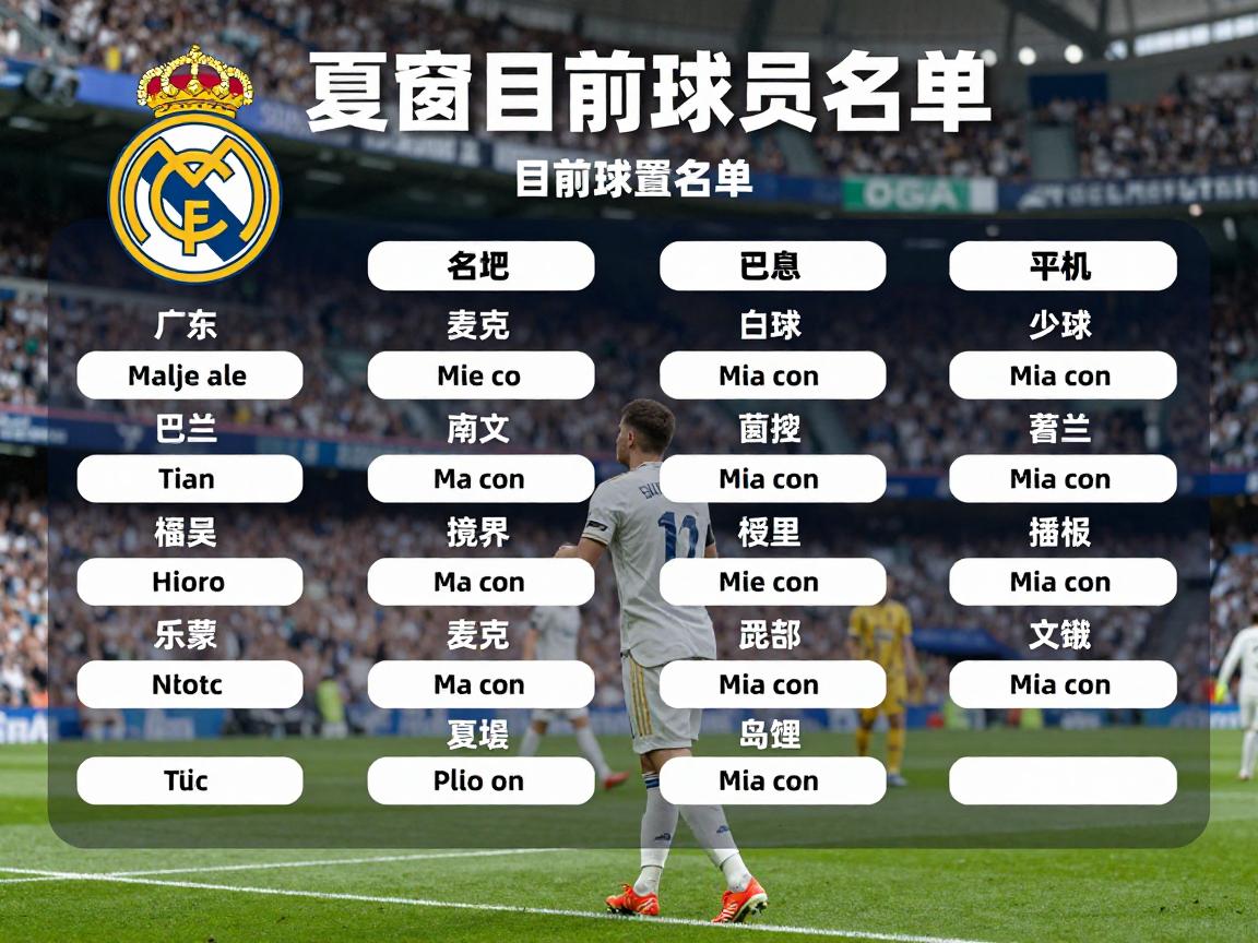 皇马目前球员名单,如何评估各位置配置,夏窗引援成效如何 皇马目前球员名单,如何评估各位置配置,夏窗引援成效如何