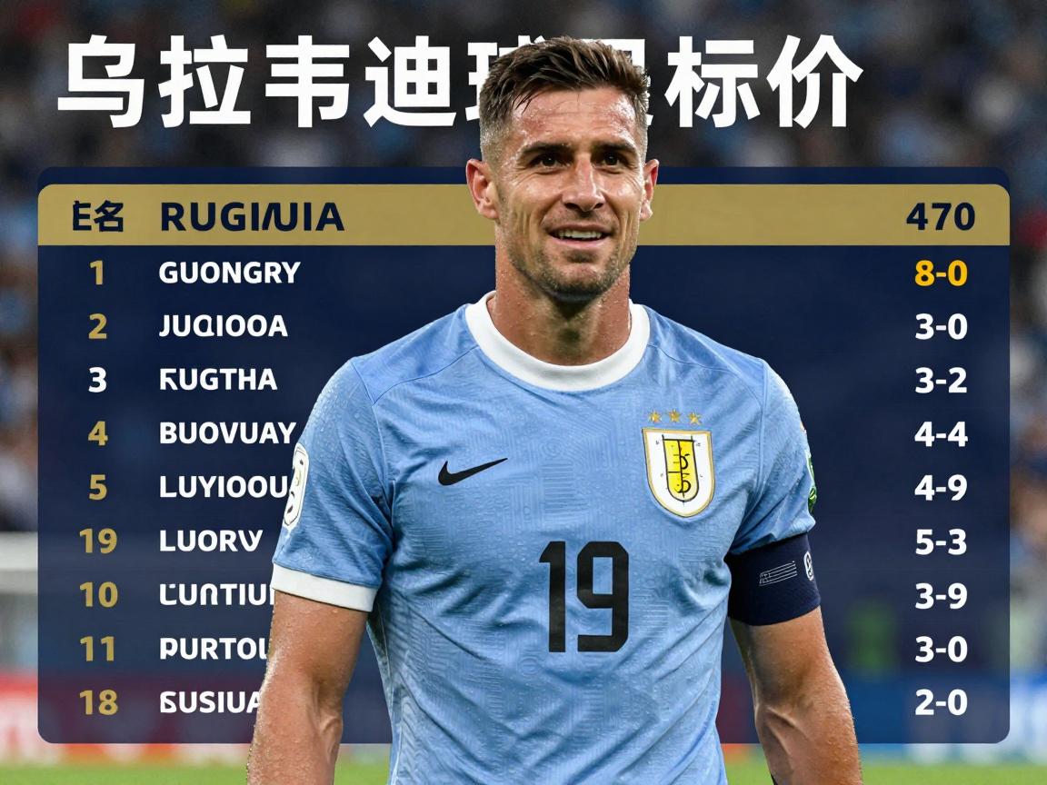 乌拉圭球员身价,巴尔韦德为何是标杆,最新Top10有谁,南美排名如何 乌拉圭球员身价,巴尔韦德为何是标杆,最新Top10有谁,南美排名如何