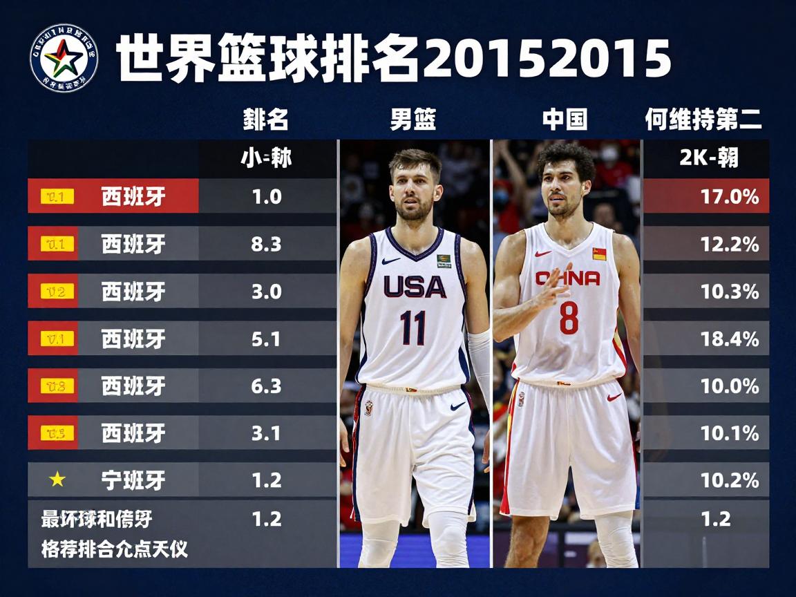 世界篮球排名2015,美国为何稳居榜首,西班牙靠什么维持第二,中国男篮排名如何 世界篮球排名2015,美国为何稳居榜首,西班牙靠什么维持第二,中国男篮排名如何