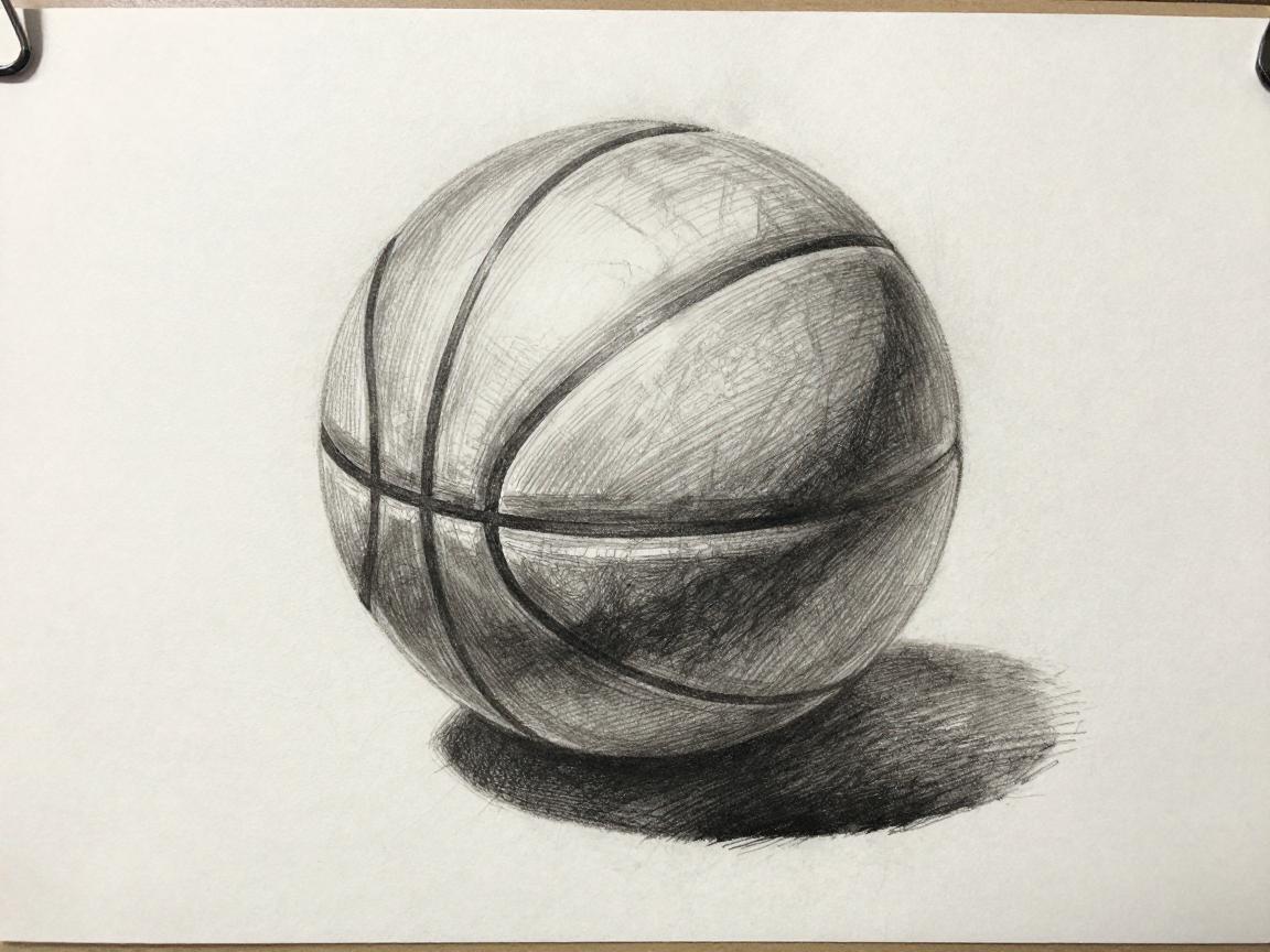 素描篮球画丨圆形不准怎么办,明暗关系如何处理,质感如何表现 素描篮球画丨圆形不准怎么办,明暗关系如何处理,质感如何表现