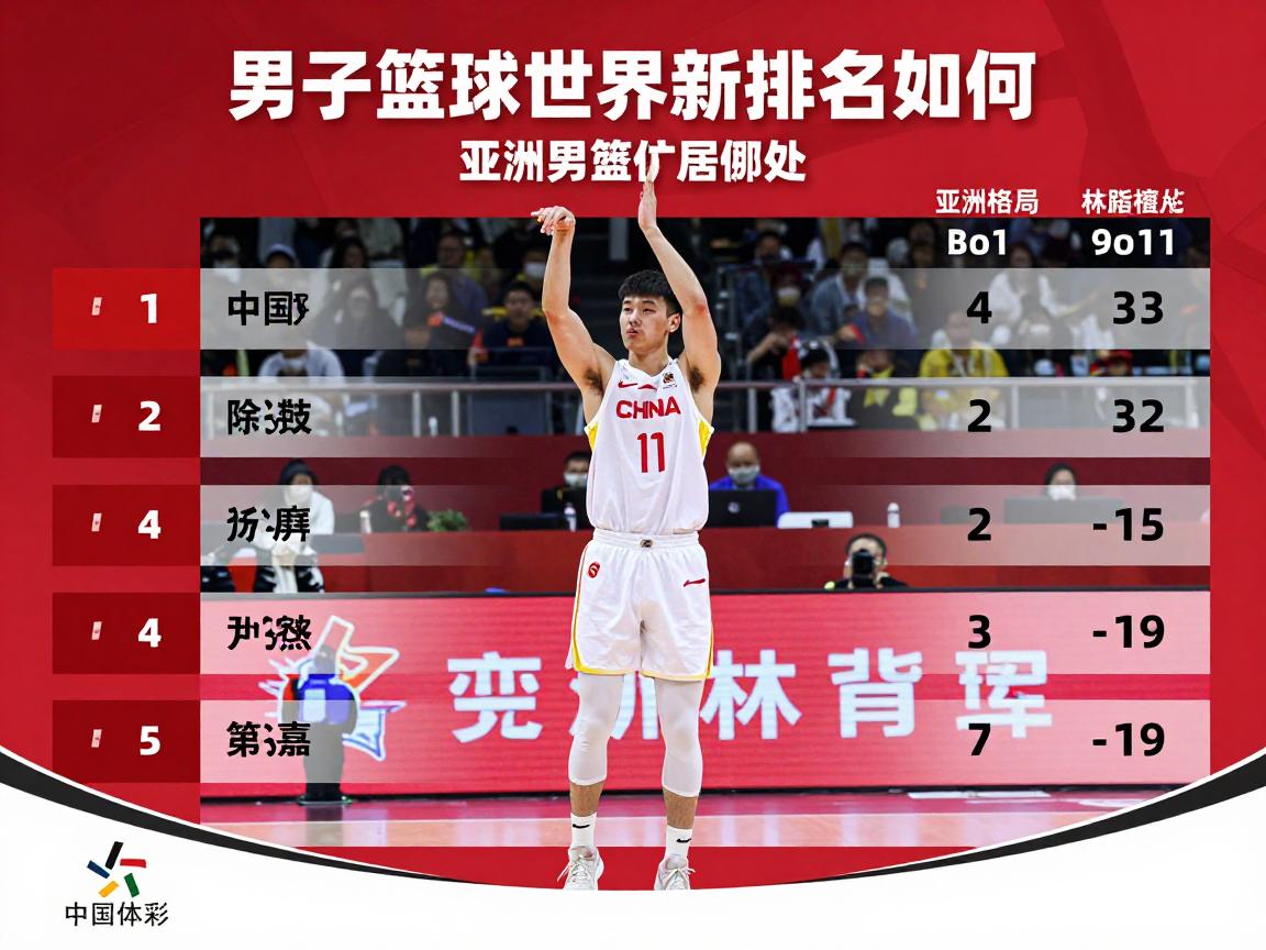 男子篮球世界最新排名如何,中国男篮位居何处,亚洲格局怎样 男子篮球世界最新排名如何,中国男篮位居何处,亚洲格局怎样