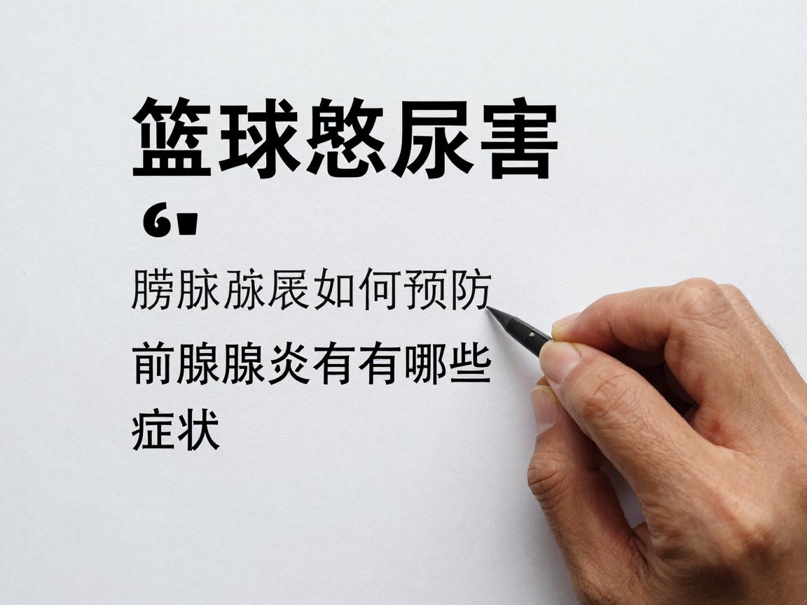 篮球憋尿危害大,膀胱破裂如何预防,前列腺炎有哪些症状,憋尿多久有危险 篮球憋尿危害大,膀胱破裂如何预防,前列腺炎有哪些症状,憋尿多久有危险